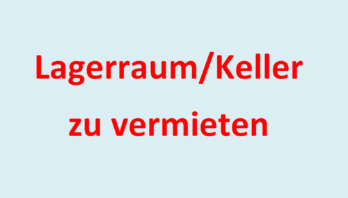 Foto - Lagerraum, Keller - 400,00 EUR Kaltmiete,