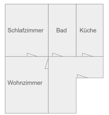 Foto - Mietwohnung 2 Zimmer 1. OG Nordheim