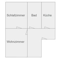 Mietwohnung 2 Zimmer 1. OG Nordheim