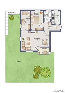 Foto - Etagenwohnung in Fürstenfeldbruck zur Miete