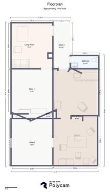 Foto - 2 Zimmer Dachgeschoßwohnung zur Miete in Sitzendorf