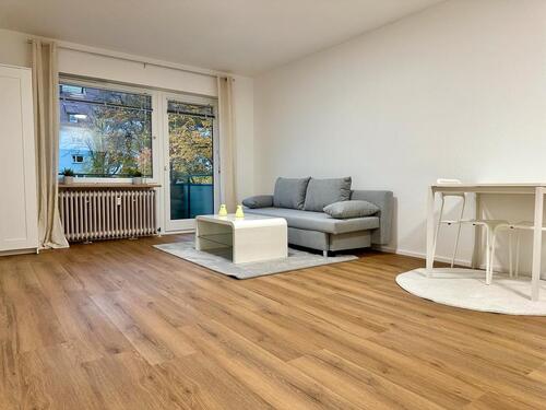 Foto - Möblierte, sanierte 1-Zimmer-Wohnung mit Balkon in Untertürkheim