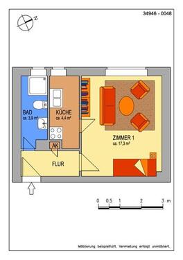 Foto - Klein aber Fein - 359,00 EUR Kaltmiete,