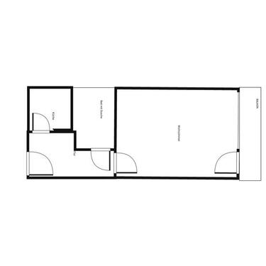 Foto - 1 Zimmer Etagenwohnung zur Miete in Groß-Gerau