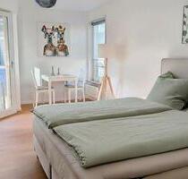 Erstbezug 35qm helles möbliertes 1-Zimmer-Appartement mit Balkon - Magstadt