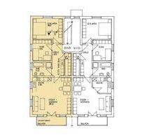 Traumwohnung im 1. OG mit 3 Zimmern, großem Balkon, Einbauküche - Hepberg