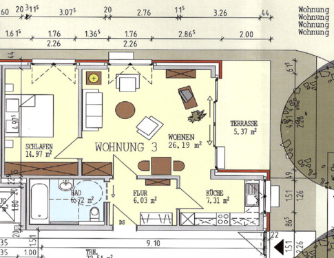 Foto - Seniorengerechte Erdgeschosswohnung mit Terrasse
