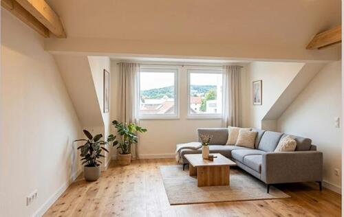 Foto - Neue lichtdurchflutete moderne DG-Wohnung mit Terrasse in Schney