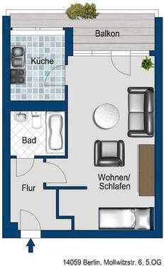 Foto - Etagenwohnung zur Miete in Berlin