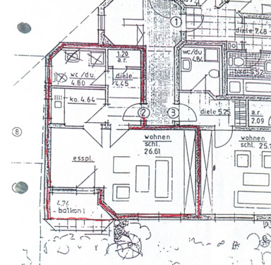 Foto - Moderne 1,5 Z. WHG 44 m² – kernsaniert mit Balkon & Stellplatz