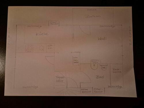 Foto - Dachgeschoss 2-Raum Wohnung BEFRISTET zu vermieten
