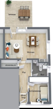 Foto - Etagenwohnung zur Miete in Althengstett