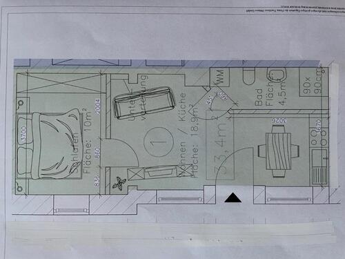 Foto - 2 Zimmer Etagenwohnung zur Miete in Amt Neuhaus