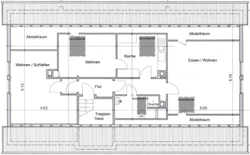 Foto - 3 Zimmer Dachgeschoßwohnung zur Miete in Fichtenberg
