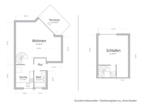 Foto - 2-Zimmer-Maisonettewohnung in ruhiger, grüner Lage von Frohnau