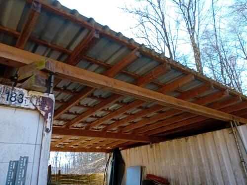 Foto - Carport Lager Container 700x250x250 cm 2 Stück