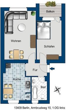 Foto - Etagenwohnung zur Miete in Berlin