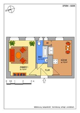 Foto - Etagenwohnung zur Miete in Berlin