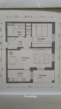 Foto - 2-Zimmer Wohnung - 700,00&nbsp;EUR Kaltmiete, ca.&nbsp; 55,00&nbsp;m&sup2;