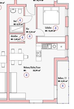 Foto - Etagenwohnung in Fuldatal zur Miete