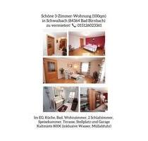 Schöne 3-Zimmer-Wohnung (100qm) in Bad Birnbach zu vermieten