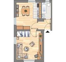 1-Zimmerwohnung in Herne Mitte - 329,00 EUR Kaltmiete, in Herne (PLZ: 44623)