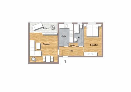 Foto - Etagenwohnung in Frankfurt am Main zur Miete