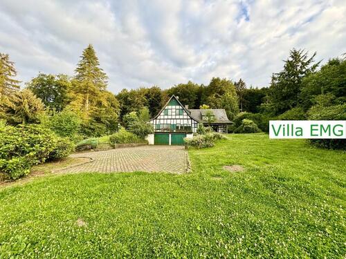 Foto - Ferienhaus Villa EMG Osnabrück in Wald mit See, Jacuzzi & Sauna
