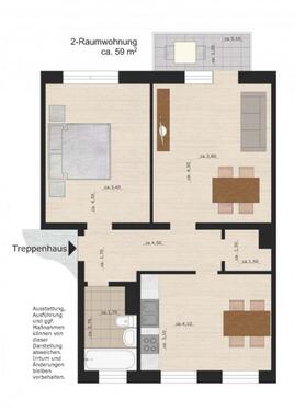 Foto - 2 Zimmer Etagenwohnung zur Miete in Dessau-Roßlau