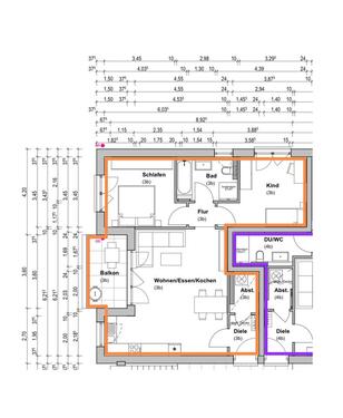 Foto - Moderne 3-Zimmer Wohnung mit Balkon & Aufzug Neubau in Adolzfurt