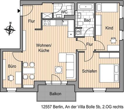 Foto - Etagenwohnung zur Miete in Berlin