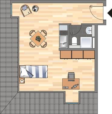 Foto - 1-Zimmer-Wohnung in Landau in der Pfalz