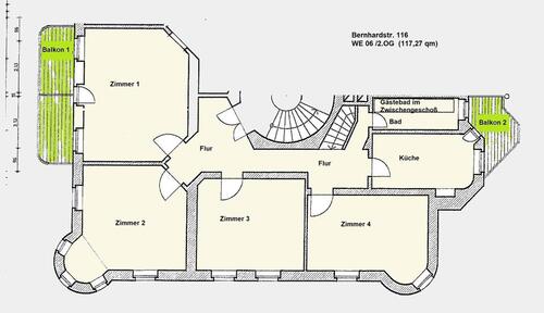 Foto - Etagenwohnung in Dresden zur Miete