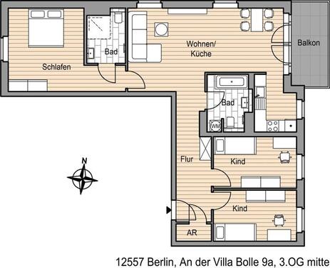 Foto - Etagenwohnung zur Miete in Berlin