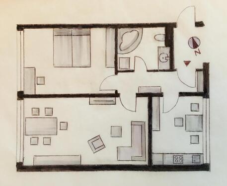 Foto - 2 Zimmer Etagenwohnung zur Miete in Straubing