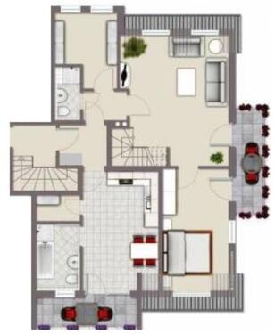 Foto - 4-Zimmer Maisonettewohnung in ruhiger Wohngegend