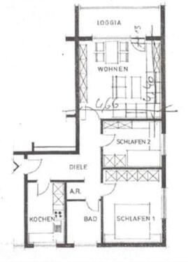 Foto - 3 Zimmerwohnung in Rodenbach - 1.160,00 EUR Kaltmiete,