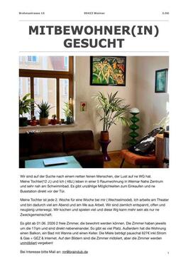 Foto - Mitbewohnerin - 627,00&nbsp;EUR Kaltmiete, ca.&nbsp; 35,00&nbsp;m&sup2;