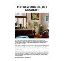 Mitbewohnerin - 627,00&nbsp;EUR Kaltmiete, ca.&nbsp; 35,00&nbsp;m&sup2; in Weimar (PLZ: 99423)
