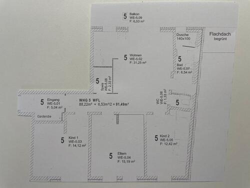 Foto - 4 Zimmer Etagenwohnung in Bruchsal