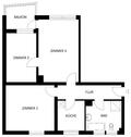Foto - 3 Zimmer Etagenwohnung zur Miete in Mettmann