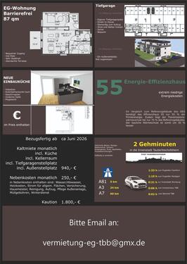 Foto - Wohnung EG barrierefrei 87qm Miete