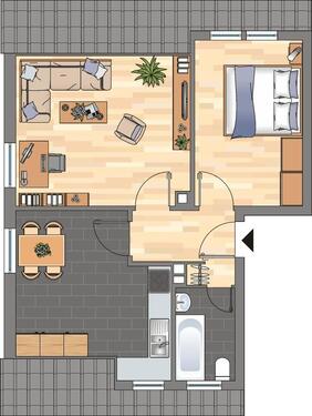 Foto - Demnächst frei! 2-Zimmer-Wohnung in Weisenheim am Sand