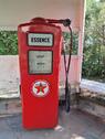 Foto - Hohe Beckmeter-Benzinpumpe von Texaco Zapfsäule Tankstelle