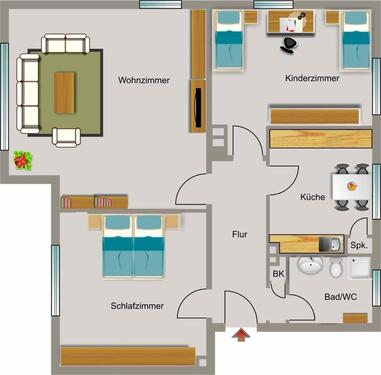 Foto - Etagenwohnung zur Miete in Ahlen