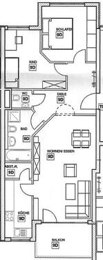 Foto - Moderne 3-Zimmer-Wohnung mit Balkon + TG-Stellplatz ohne Prov.