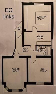 Foto - 3 Raumwohnung in Bochum-Harpen - 600,00 EUR Kaltmiete,