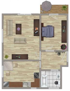 Foto - Erdgeschoßwohnung in Pirna zur Miete