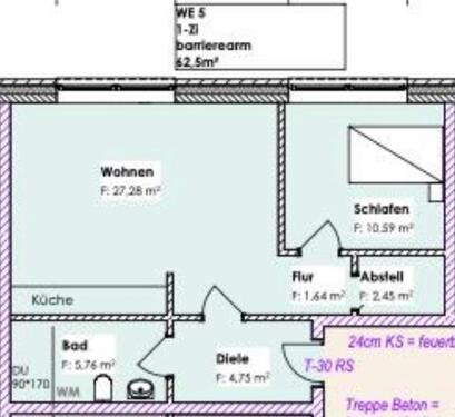 Foto - Erdgeschoßwohnung in Nienburg (Weser) zur Miete