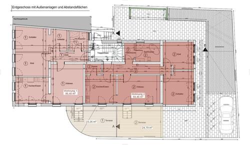 Foto - 3.5 Zimmer Terrassenwohnung zur Miete in Augsburg